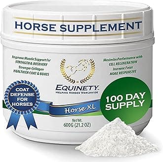 - 100-Day Supply Horse XL Supplement – Amino Acids for Cellular Repair, Coat Defense, Weight Gain, Joint & Hoof Support – No Soy/Sugar – Equine Supplements for Muscle, Immune Support & Overall Health